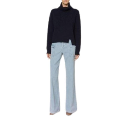 Corduroy Wide Leg Trousers Pants Chloe