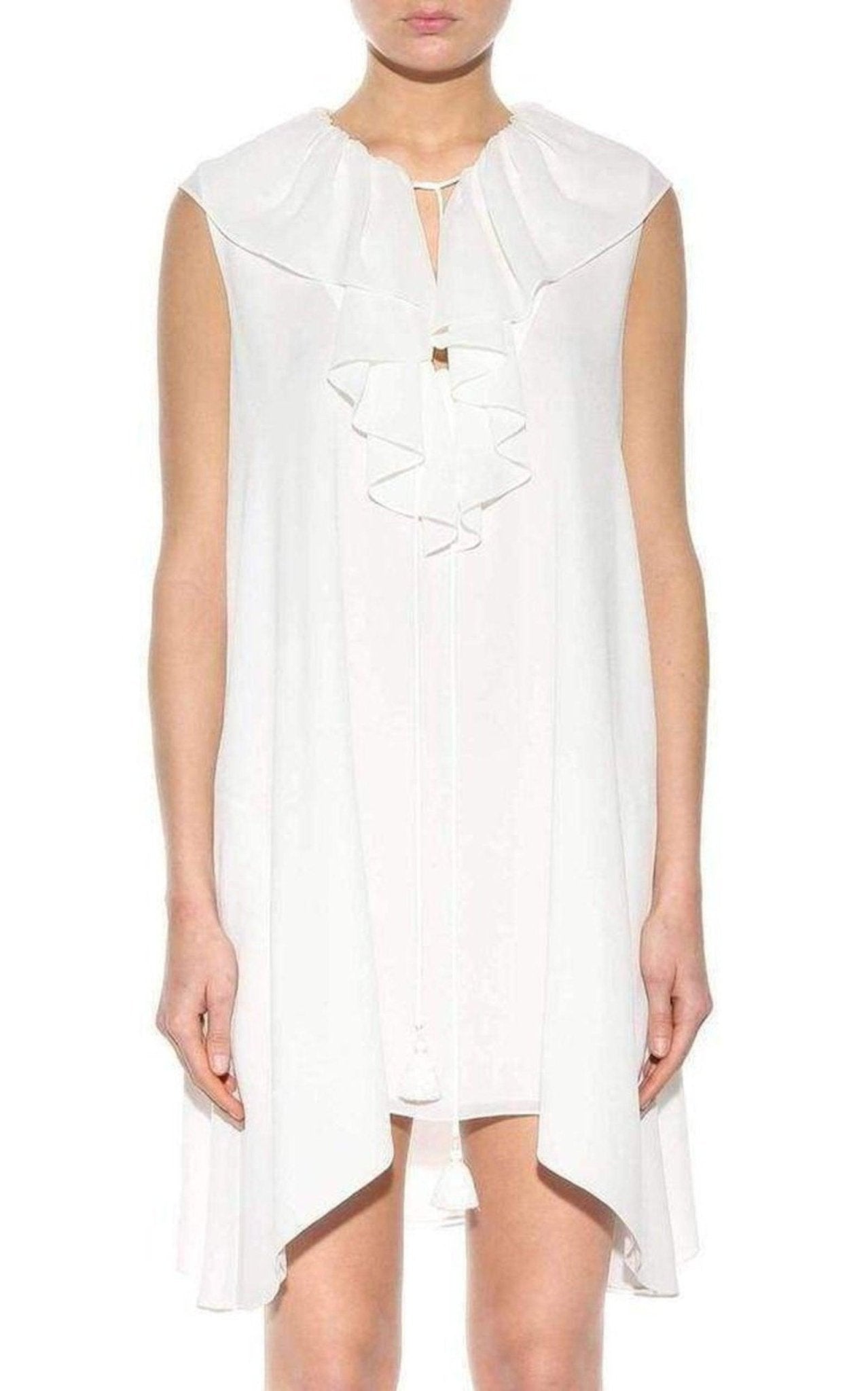 Chloe Fine Sheer Crepe Dress - Runway Catalog