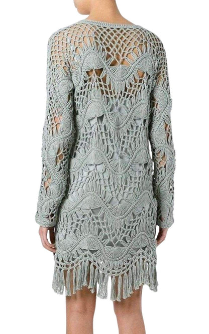 Fringed Macrame Dress Chloe