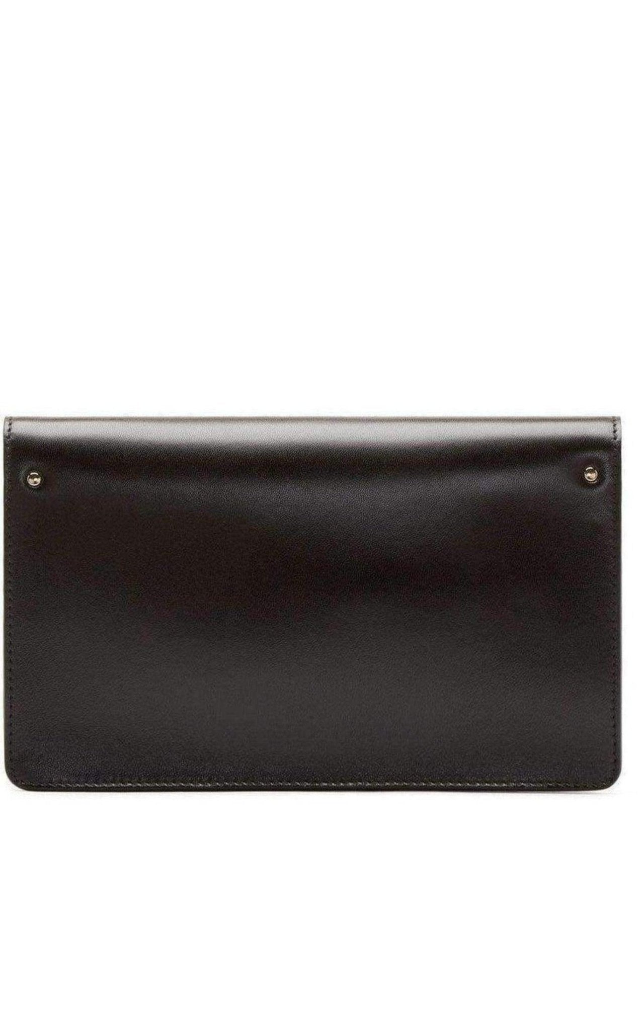 Chloe Gabrielle Black Leather Clutch - Runway Catalog