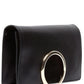 Gabrielle Black Leather Clutch Chloe