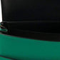 Jade Green Leather Clutch Chloe