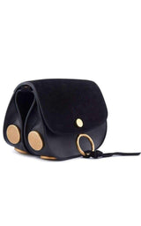 Kurtis Black Leather and Suede Bag Chloe