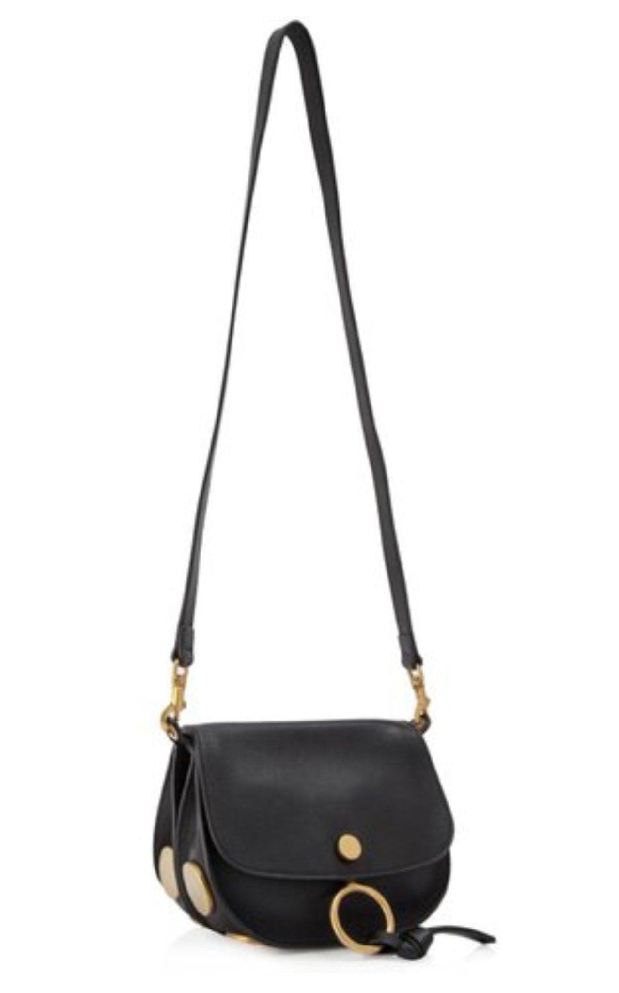 Chloe Kurtis Black Leather and Suede Bag - Runway Catalog