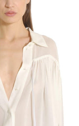 Oversize fine Crepe Shirt Chloe