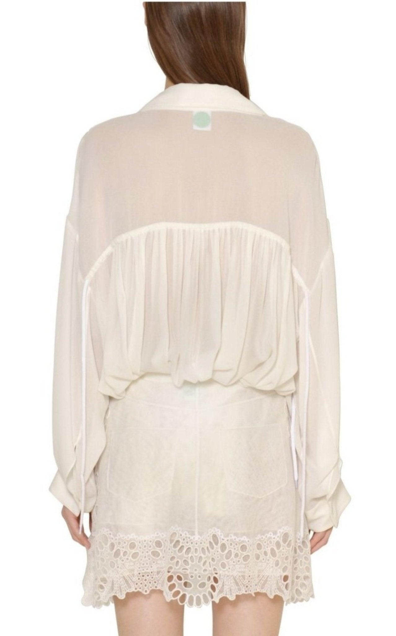 Chloe Oversize fine Crepe Shirt - Runway Catalog