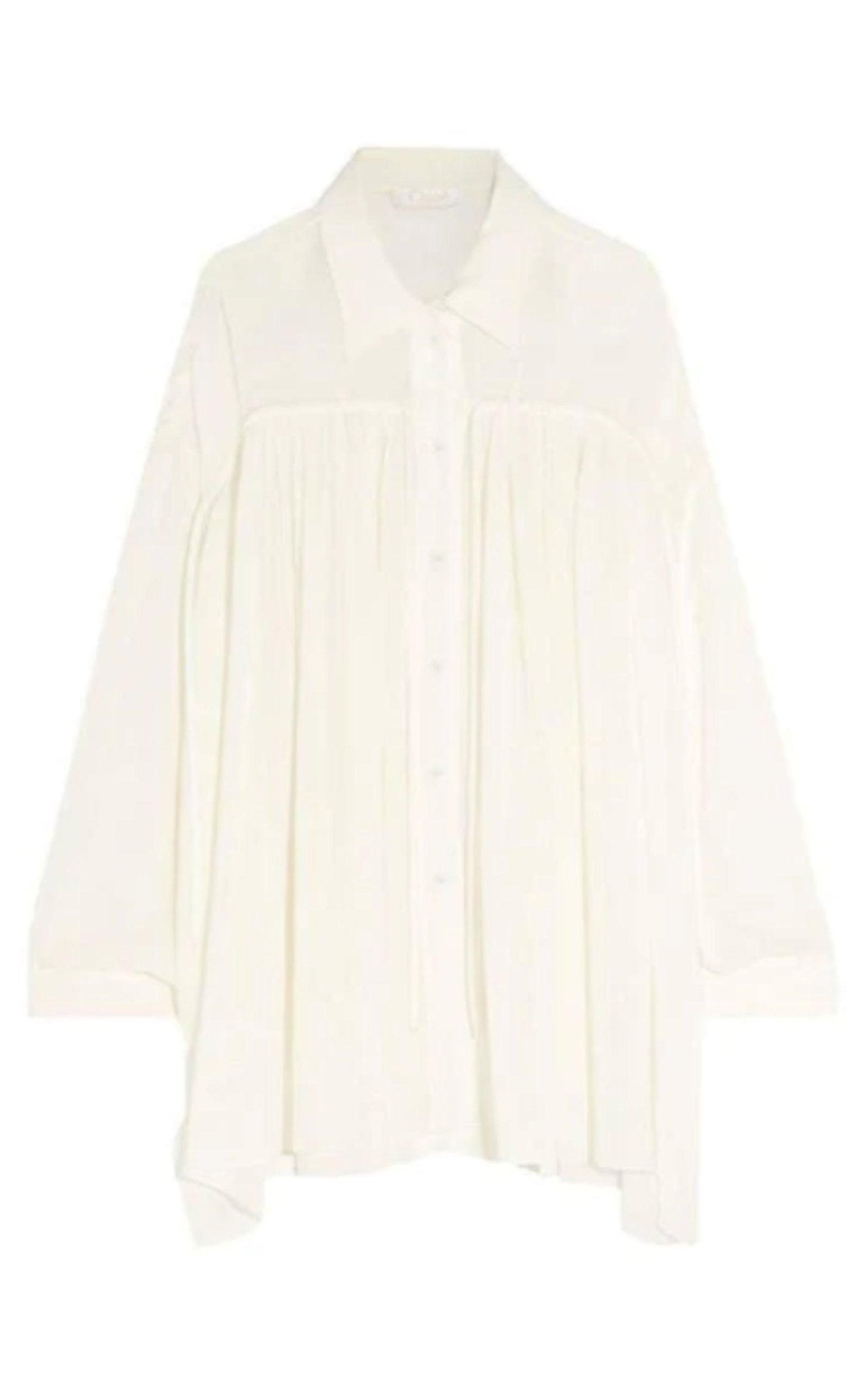 Chloe Oversize fine Crepe Shirt - Runway Catalog