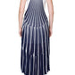 Vertical Stripe Midi Dress Chloe