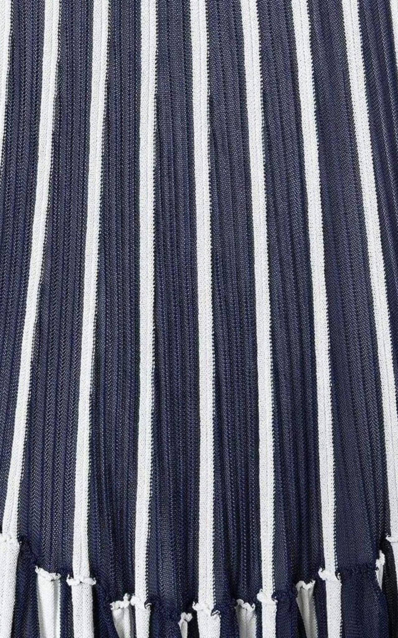 Chloe Vertical Stripe Midi Dress - Runway Catalog