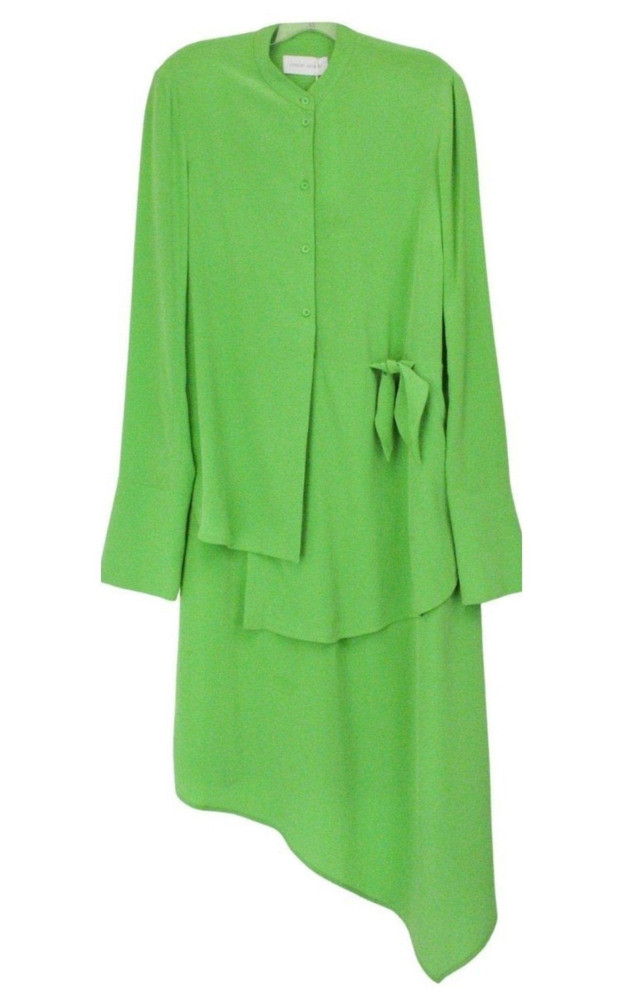 Christian Wijnants Devla Silk Asymmetric Dress - Runway Catalog