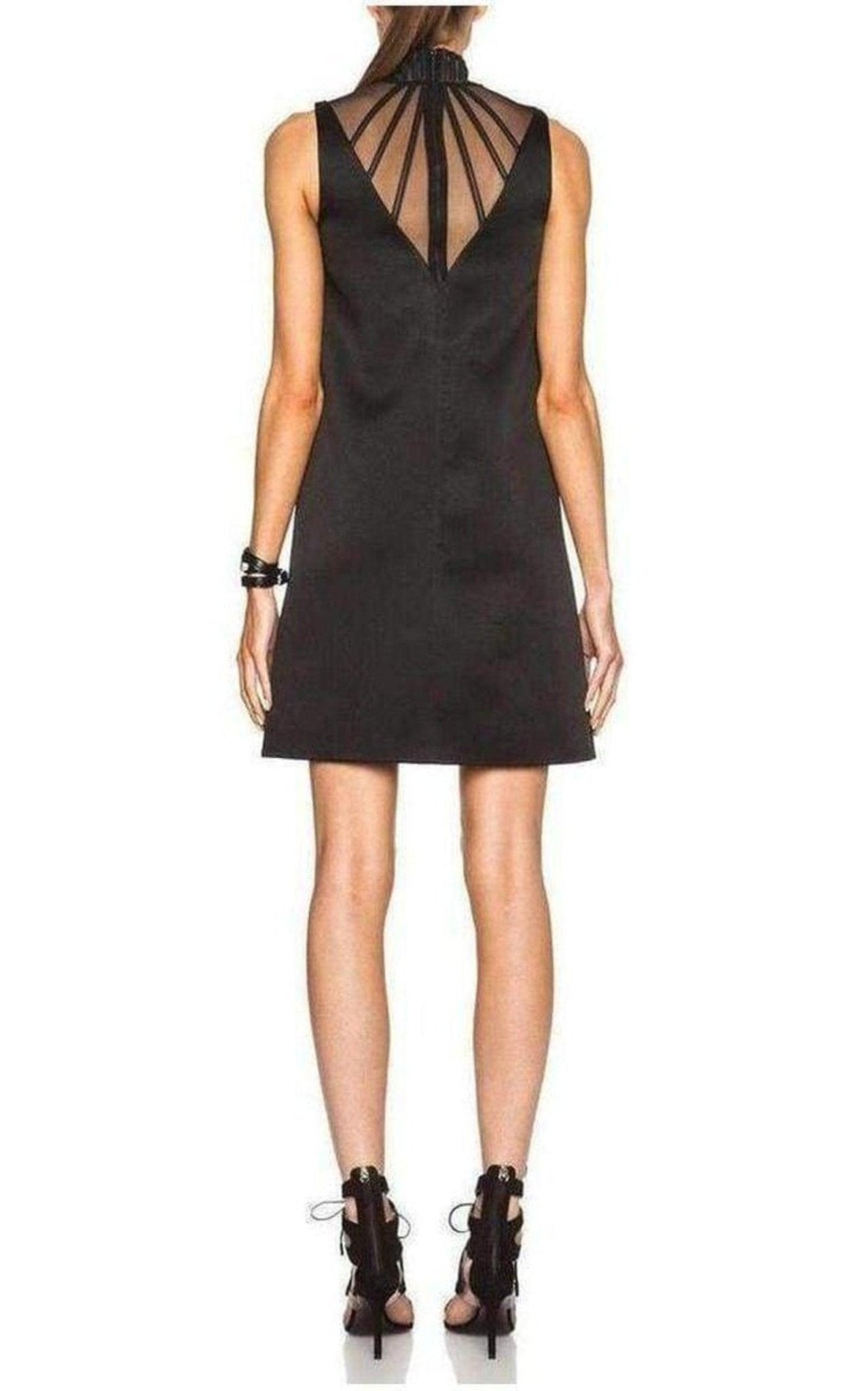 Christopher Kane Abstract Boning Black Dress - Runway Catalog