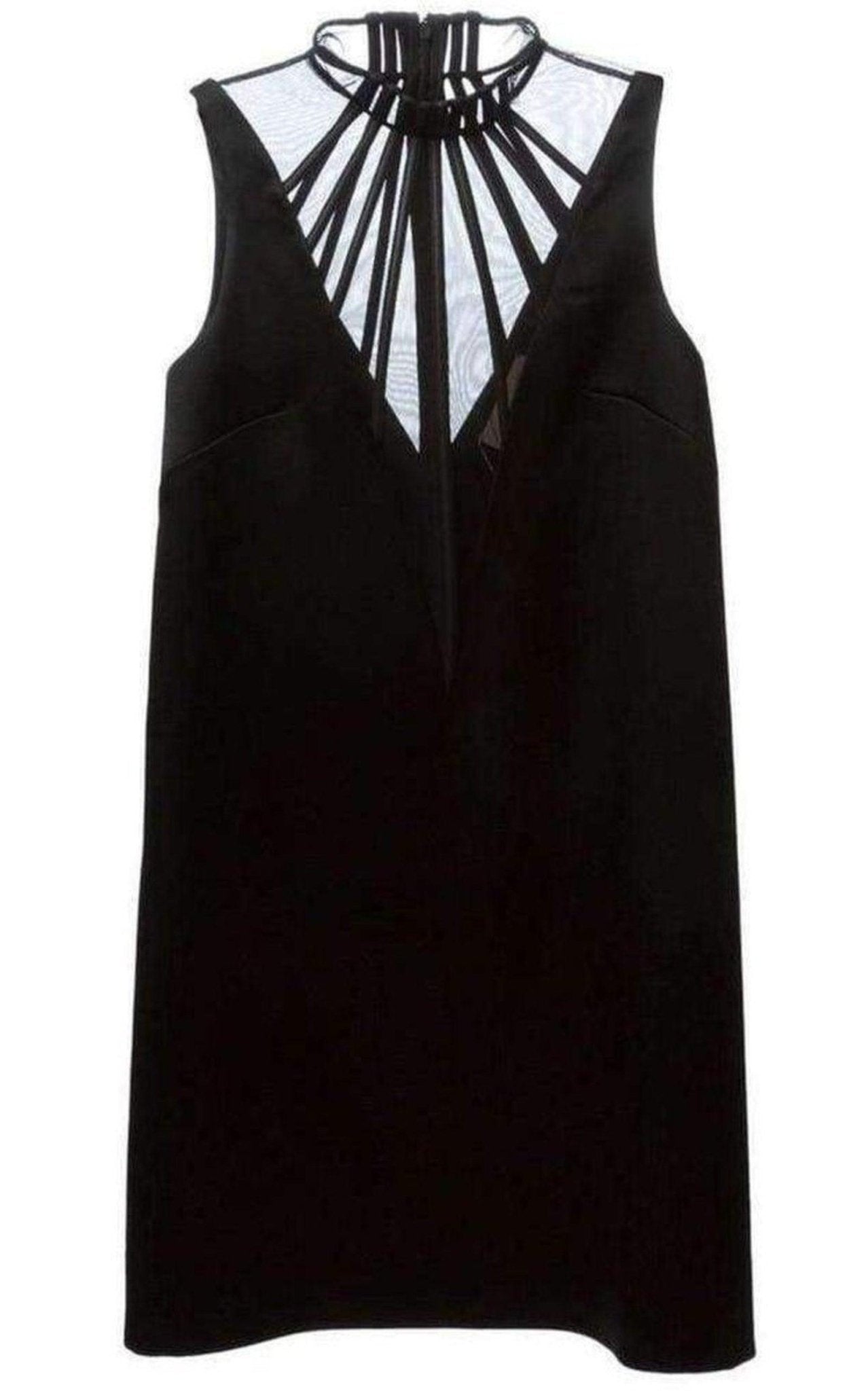 Christopher Kane Abstract Boning Black Dress - Runway Catalog