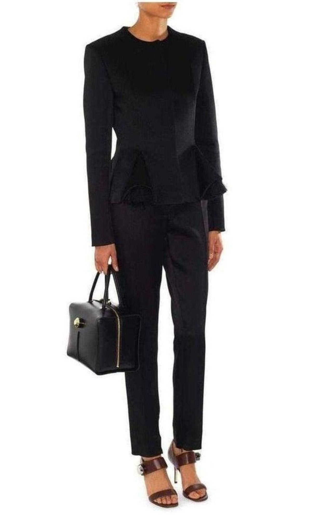 Christopher Kane Fitted Jacket with Godets - Runway Catalog