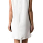 White Silk Botanical Diagram Dress Christopher Kane