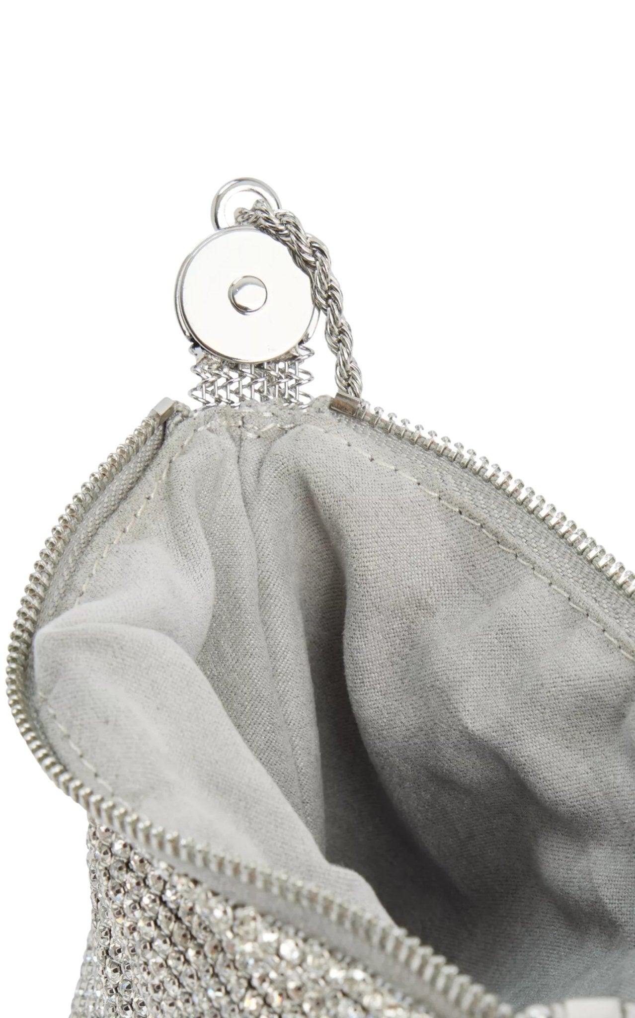 Cult Gaia Rue Crystal Top Handle Bag Wristlet - Runway Catalog