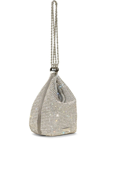 Cult Gaia Rue Crystal Top Handle Bag Wristlet - Runway Catalog