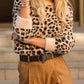 Cheetah Pattern Sweater Cult Moda