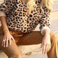 Cheetah Pattern Sweater Cult Moda