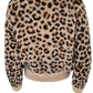 Cheetah Pattern Sweater Cult Moda