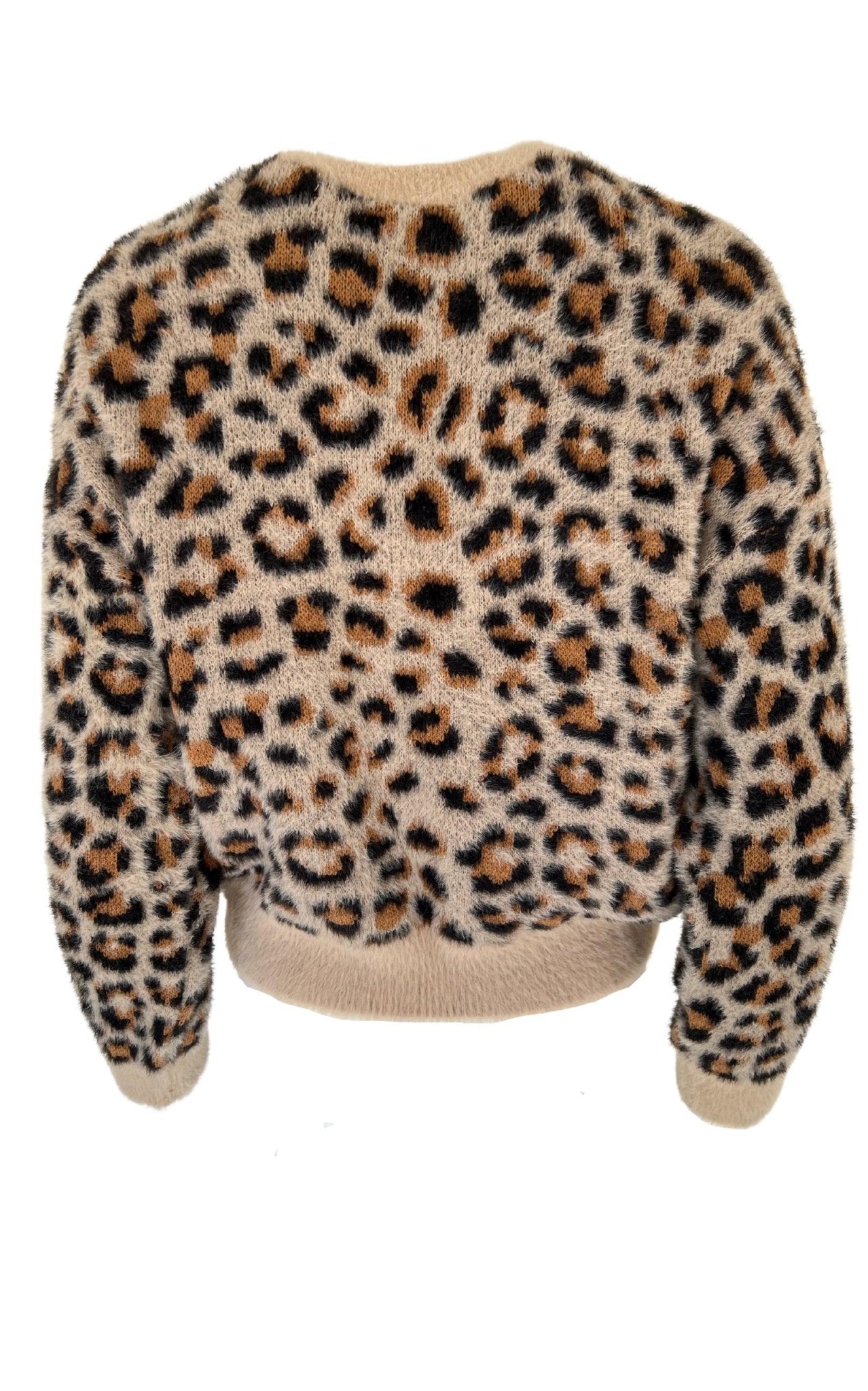 Cult Moda Cheetah Pattern Sweater - Runway Catalog