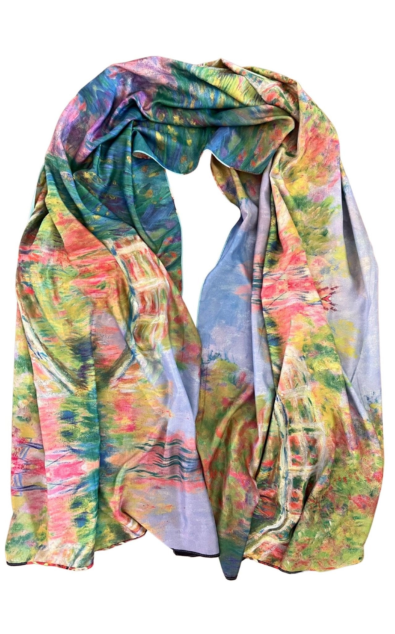 Cult Moda Double Sided Silk Shawl - Runway Catalog