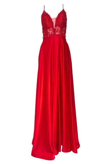 Cult Moda Open Back Formal Long Prom Ball Gown - Runway Catalog