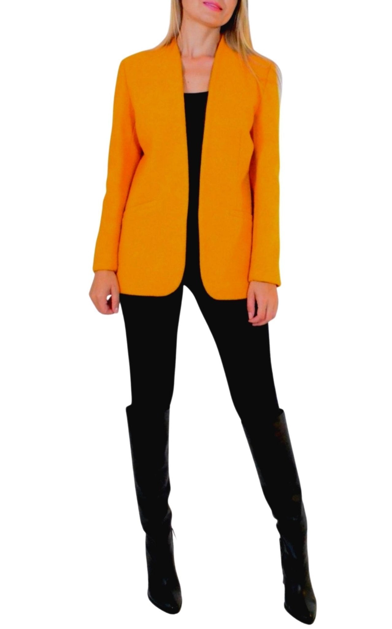 Cult Moda Wool V - Neck Blazer - Runway Catalog