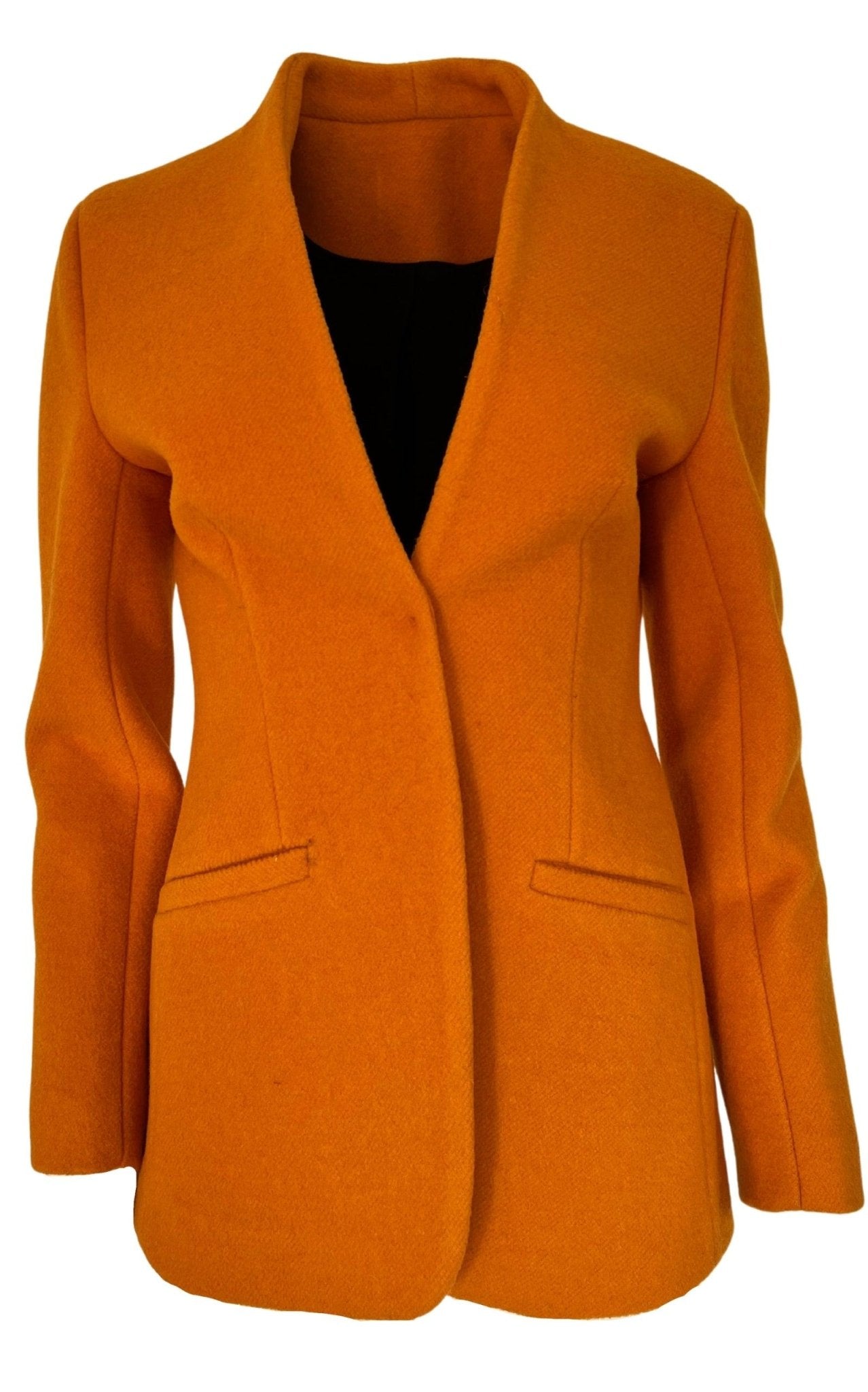 Cult Moda Wool V - Neck Blazer - Runway Catalog