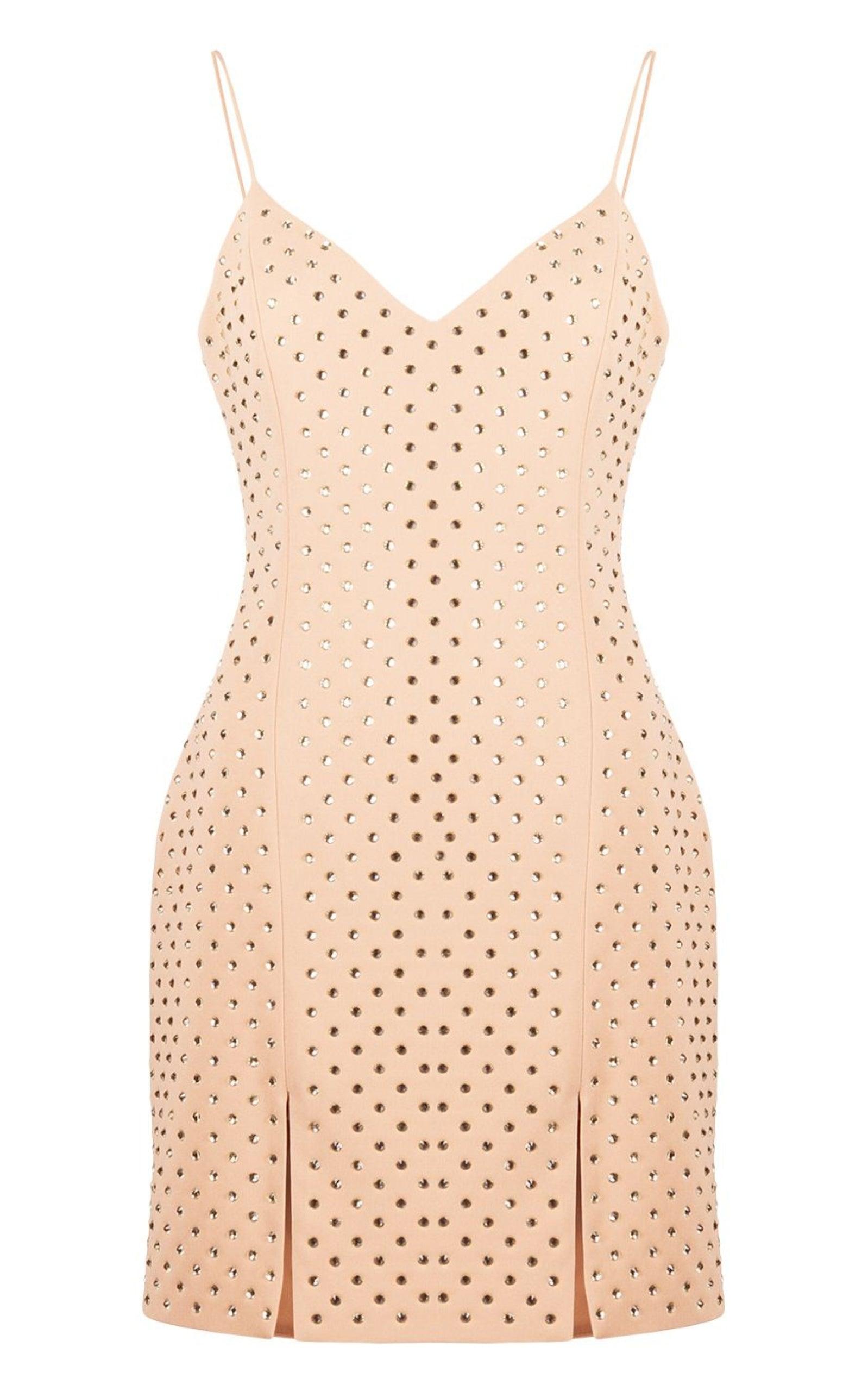 Crystal Embellished Mini Dress David Koma