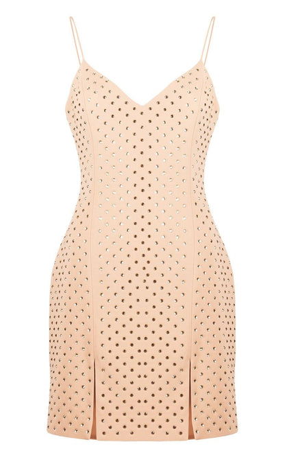 Crystal Embellished Mini Dress David Koma