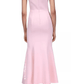 David Koma Paillette Illusion Midi Pink Dress