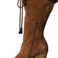 Jimson Suede Wedge Boots Diane Von Furstenberg