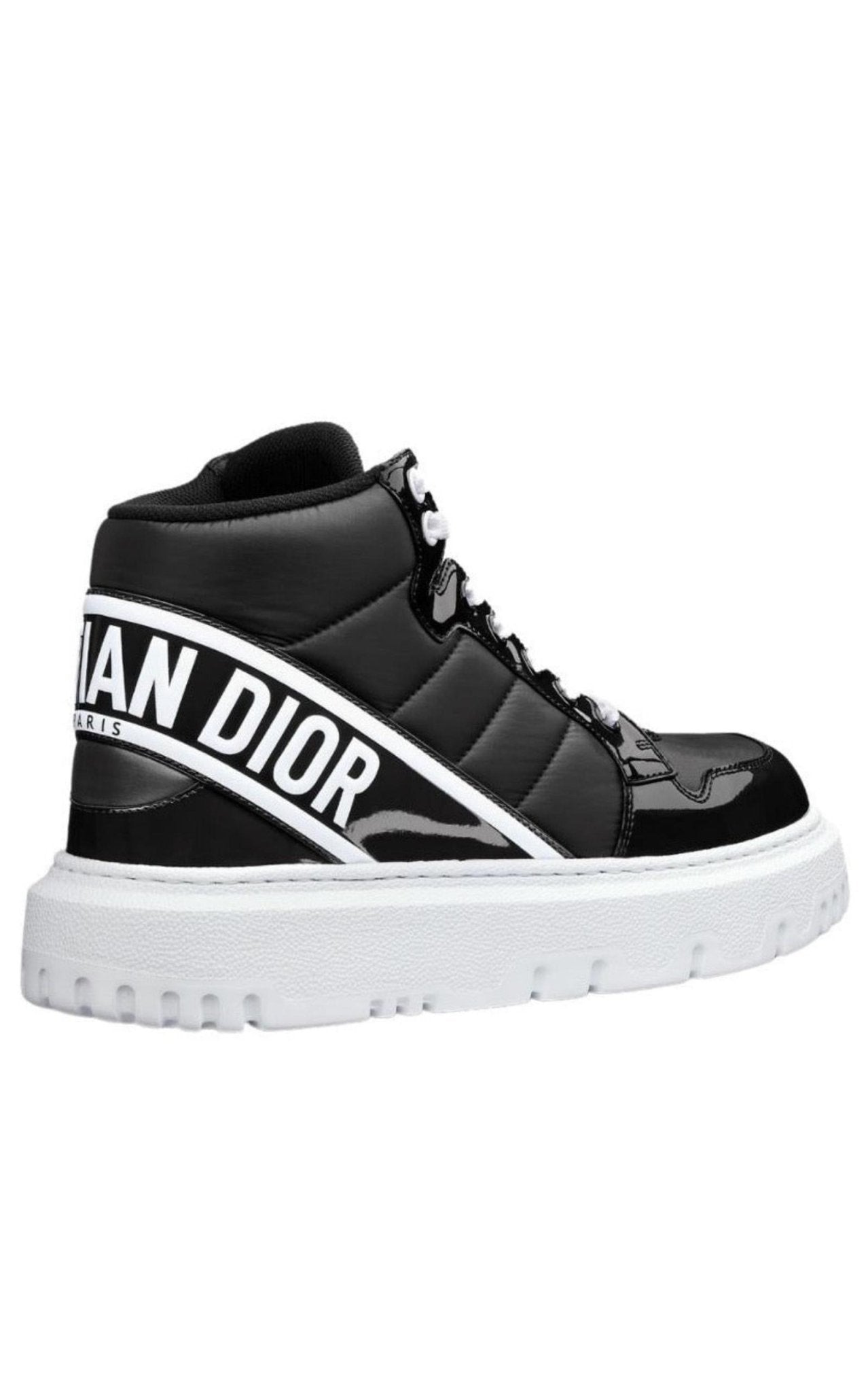 Dior D - Player Black High - Top Sneakers - Runway Catalog
