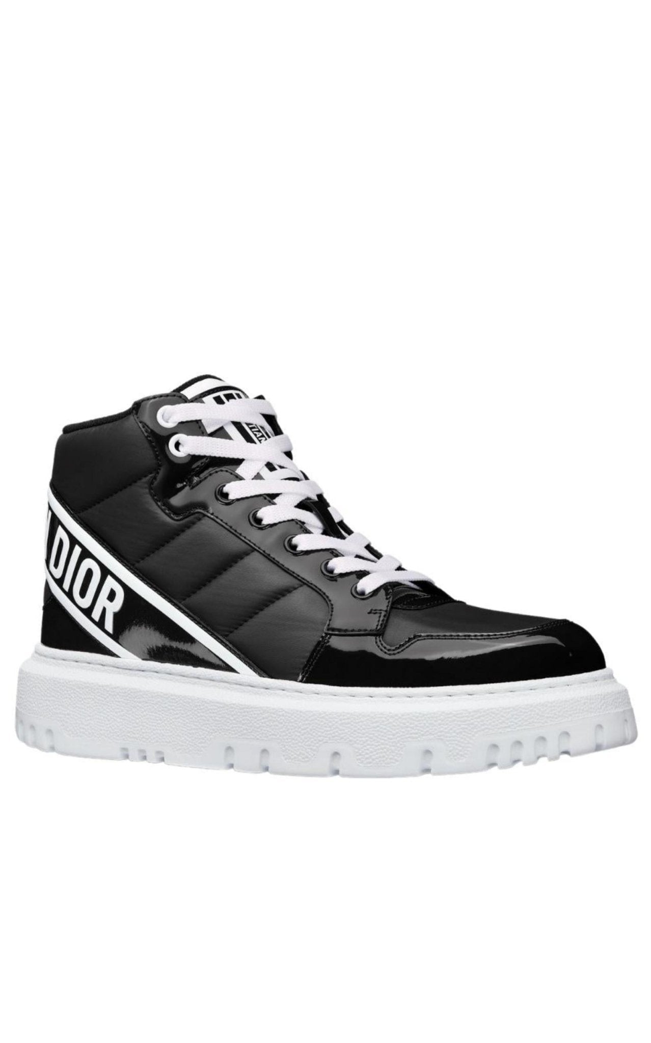 Dior D - Player Black High - Top Sneakers - Runway Catalog