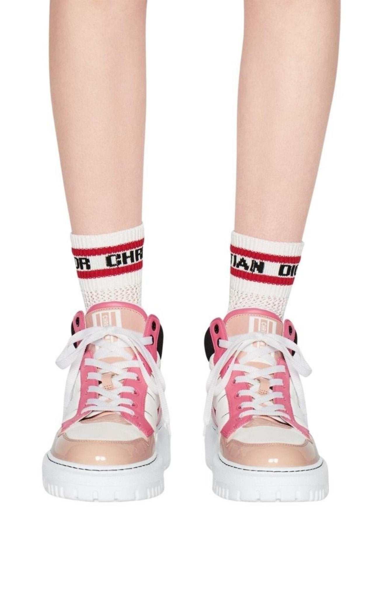 Dior D - Player Leather Sneakers - Runway Catalog