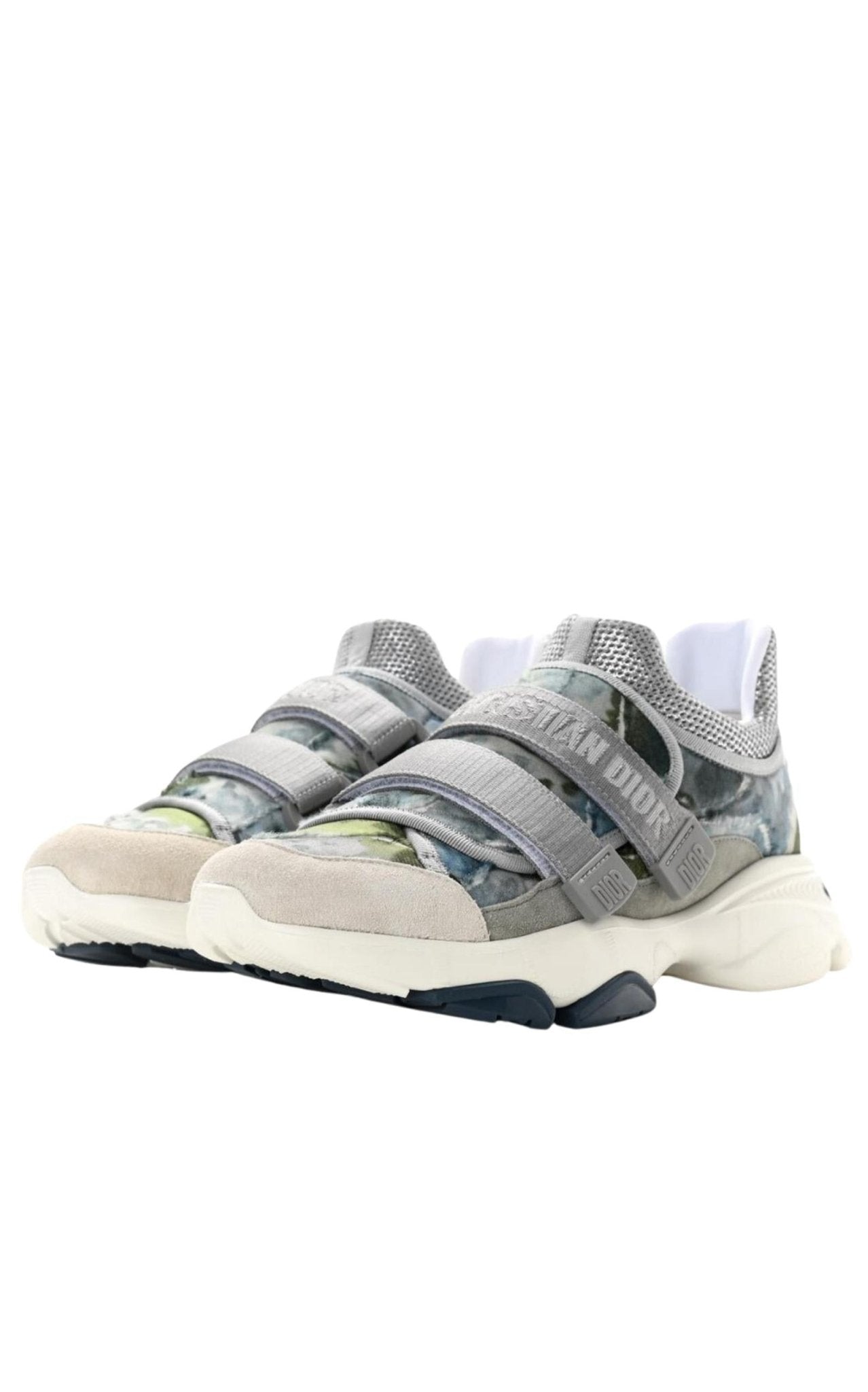 Dior D - Wander Camouflage Techno Fabric Sneakers - Runway Catalog