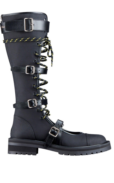 Dior Dioranger Boots in Black Technical Fabric - Runway Catalog