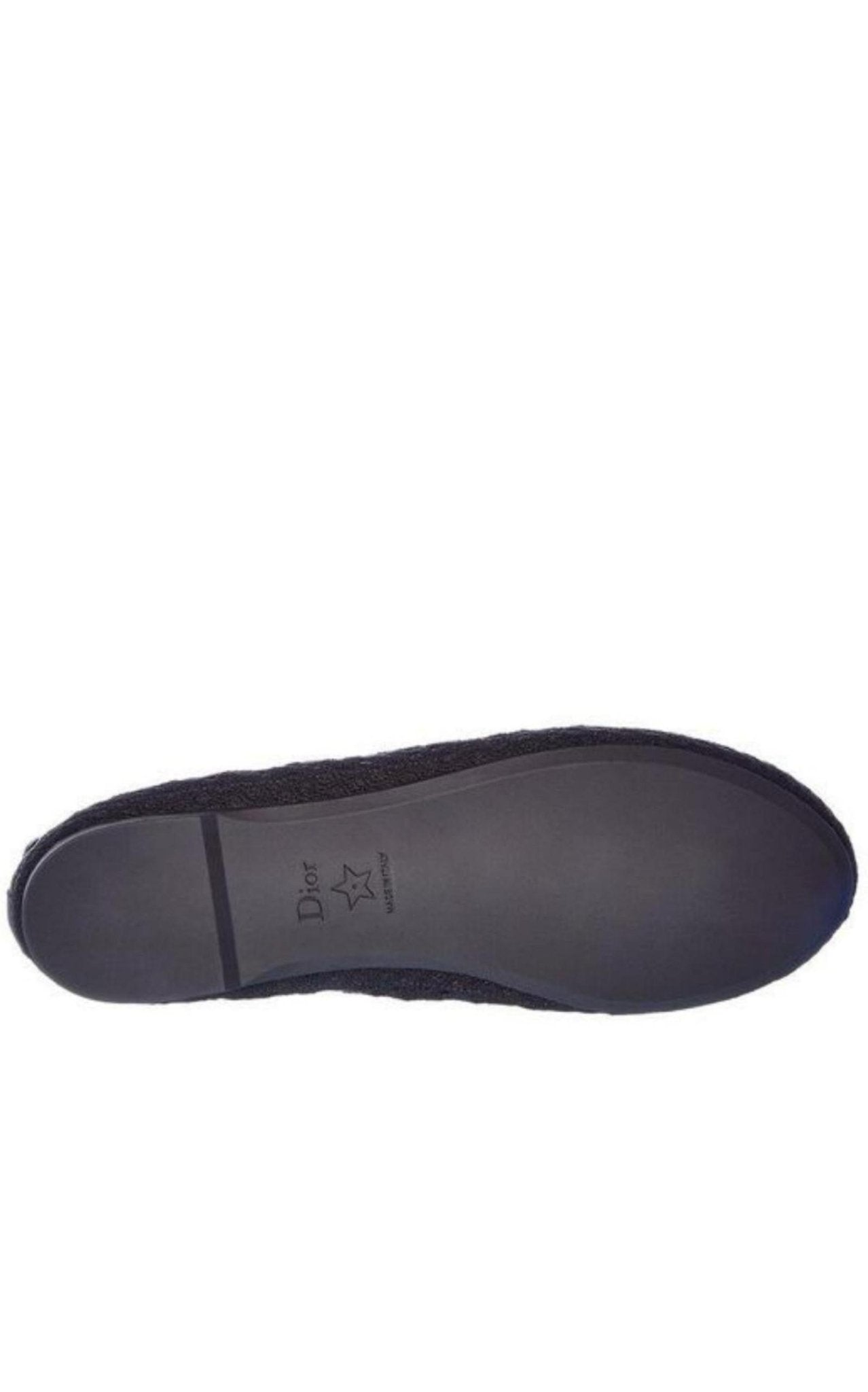 Dior Poeme Cotton Ankle - Tie Ballerina Flats - Runway Catalog