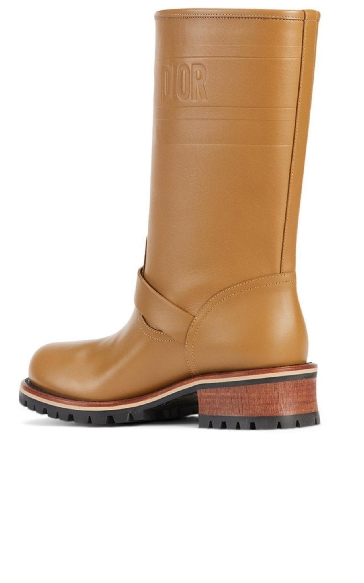 Dior Quest Leather Mid - Calf Boots - Runway Catalog