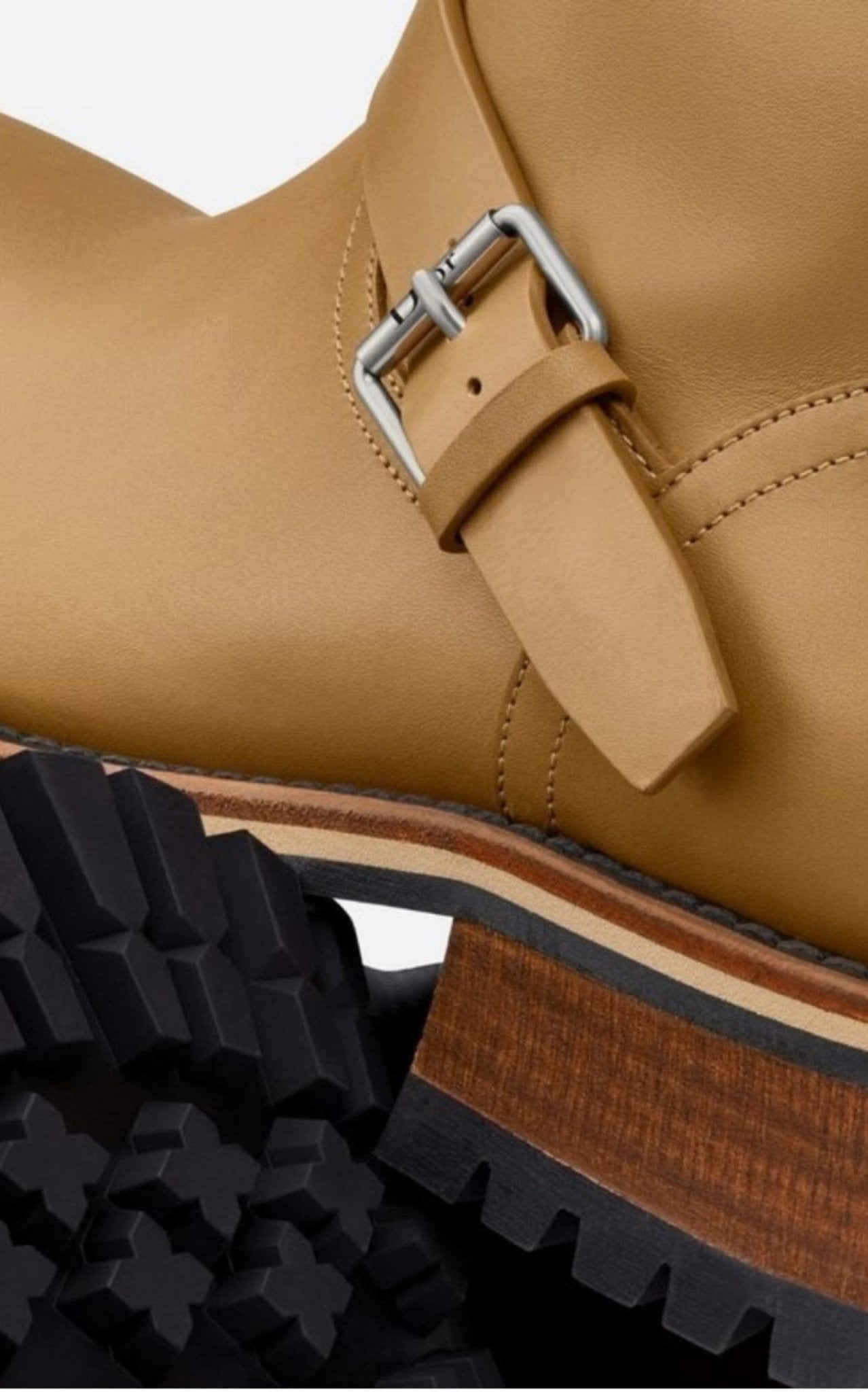 Dior Quest Leather Mid - Calf Boots - Runway Catalog