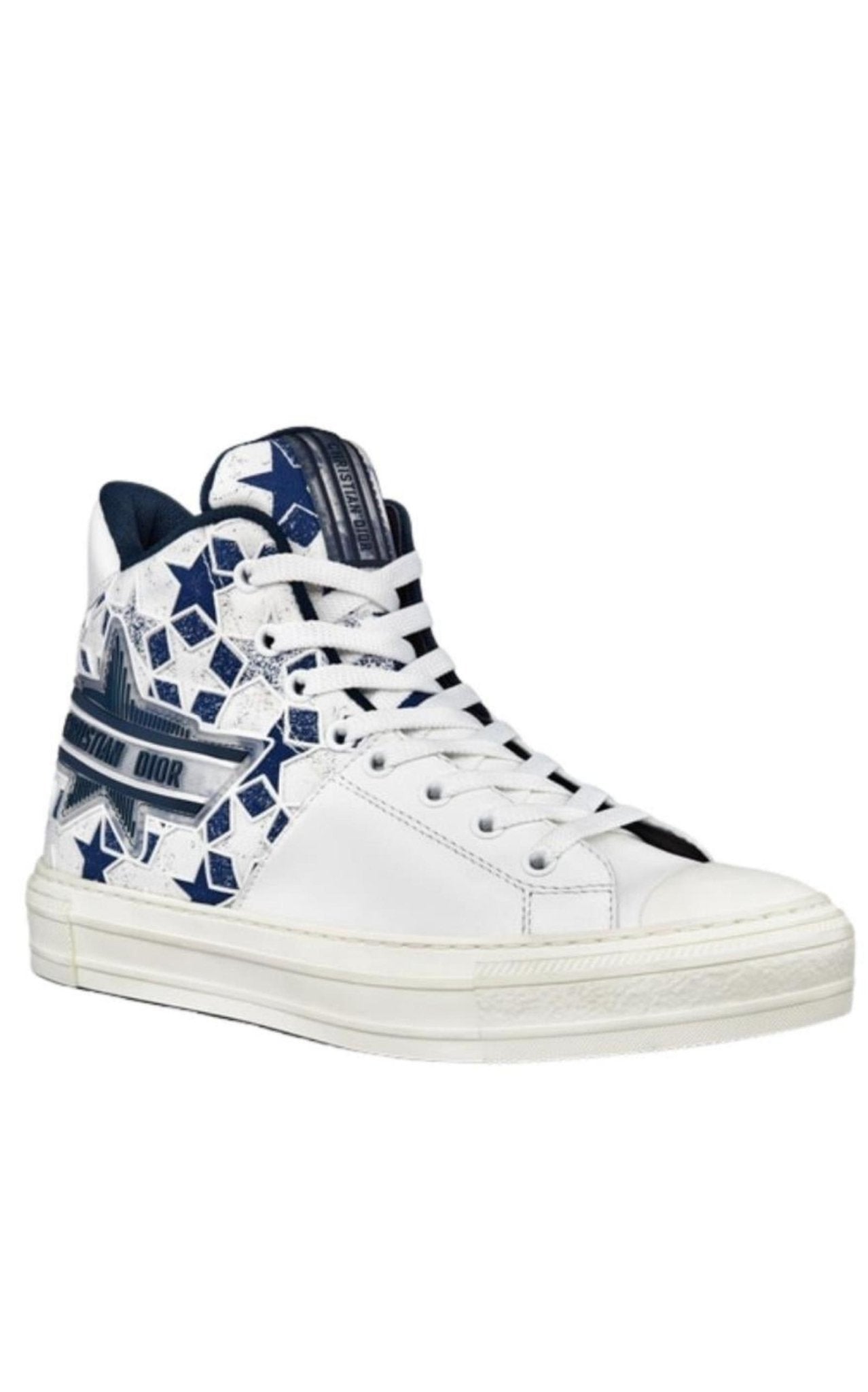 Dior Walk N Dior Star High Top Sneakers - Runway Catalog