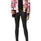 Rose Print Bomber Jacket Dolce & Gabbana