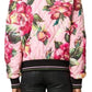 Rose Print Bomber Jacket Dolce & Gabbana