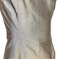 Silver Silk Midi Dress Dolce & Gabbana