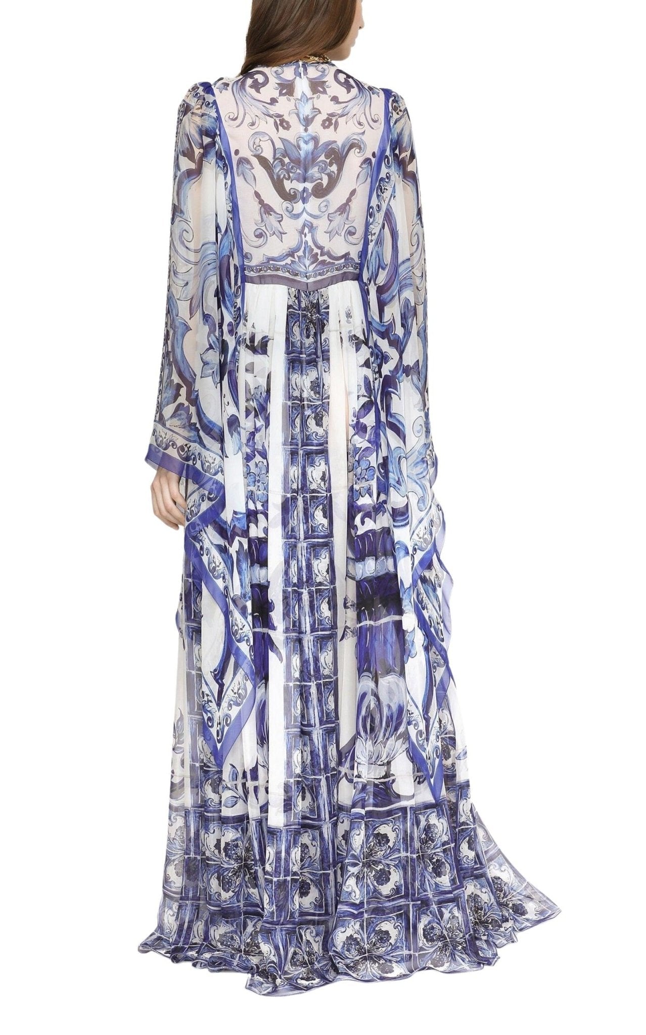 Dolce & Gabbana Chiffon Kimono Dress - Runway Catalog