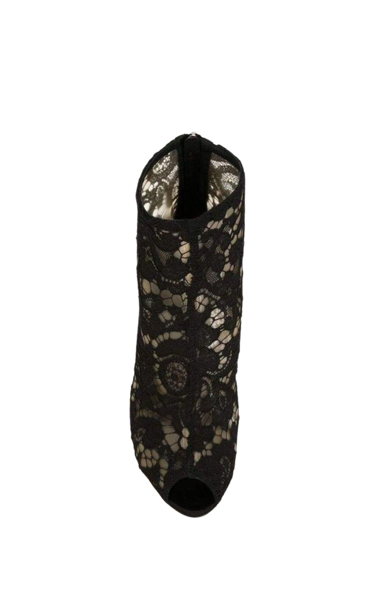 Dolce & Gabbana Floral Lace Booties - Runway Catalog