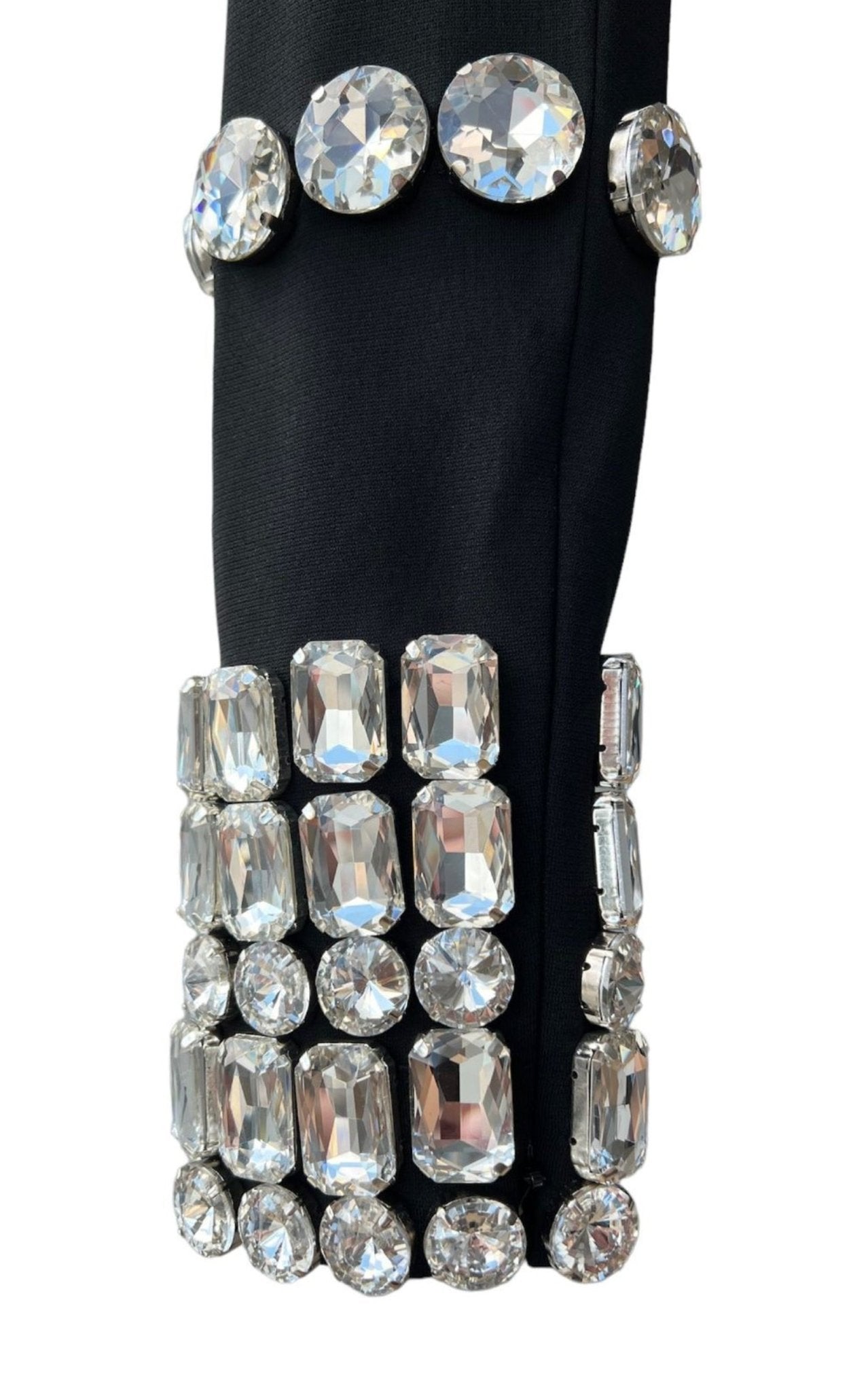 Dolce & Gabbana x Kim Kardashian Embellished Stretch - knit Midi Dress - Runway Catalog