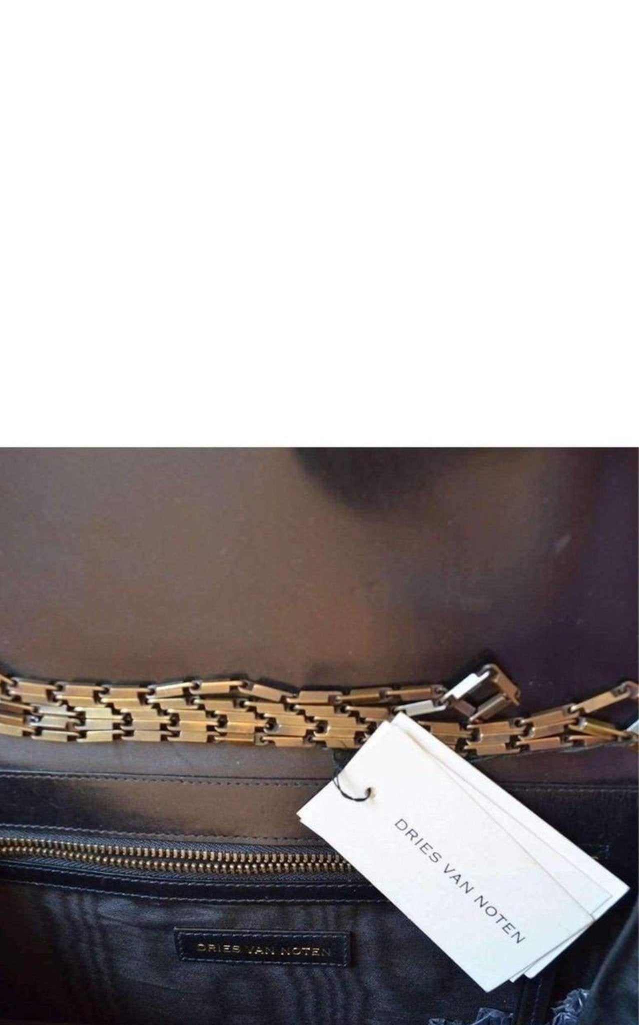 Dries Van Noten Black Beaded Handmade Clutch - Runway Catalog