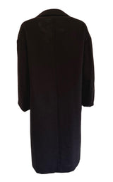 Black Cotton Three-Quarter Coat Dries Van Noten