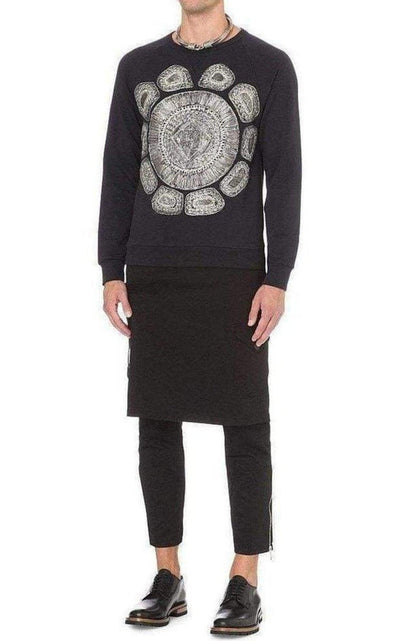 Embroidered Cotton Jersey Sweatshirt Dries Van Noten